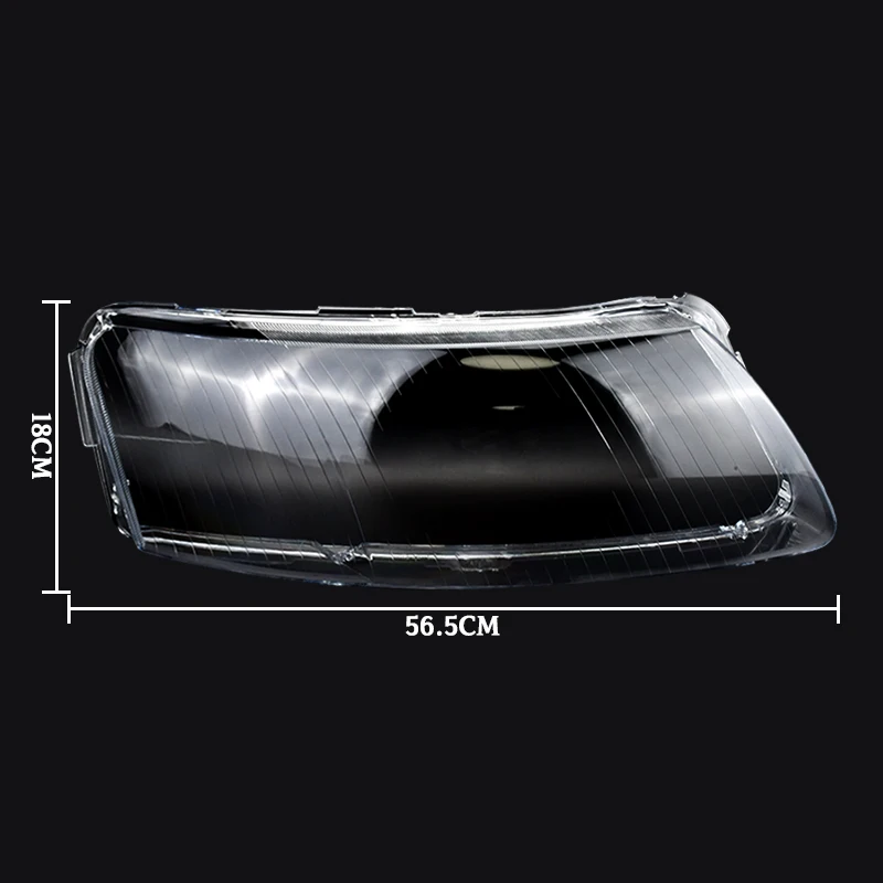 Headlight Lens Cover For Audi A6 C6 2006-2011 1Pair PC High Transmittance UV Protection Durable Perfect Fit Direct Replacement