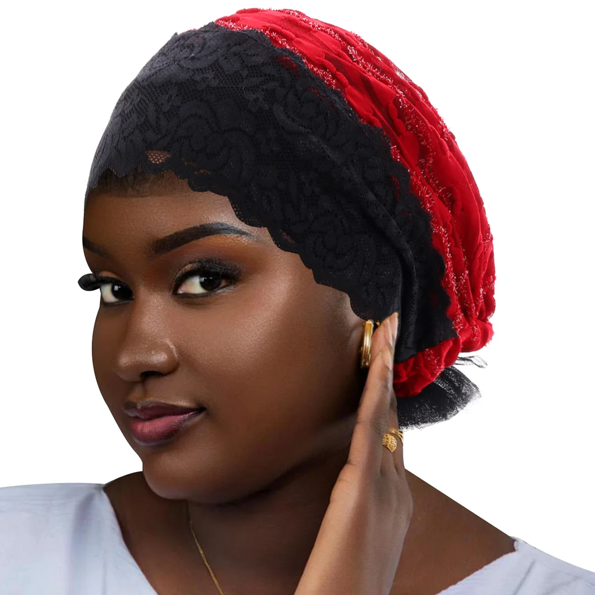 

Кружевное нижнее платок, эластичные шапочки, женская внутренняя шляпа-хиджаб, мусульманский платок, нижняя шапка, Femme Islam, головной убор, кепка Turbante Mujer
