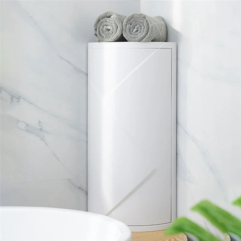 

2025 Trendbathroom Corner Storage 360 Rotating Wall-Mounted Shelf Shampoo Cosmetics Kitchen Household Bathroom Storage Parts