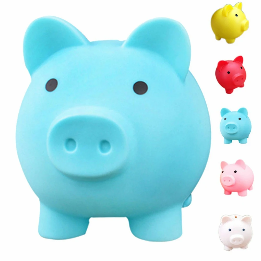 S/M/L Cute Cartoon Piggy Bank Unbreakable Saving Box Coin Saving Jar Storage Box Kids Children Birthday Gifts Table Decoration