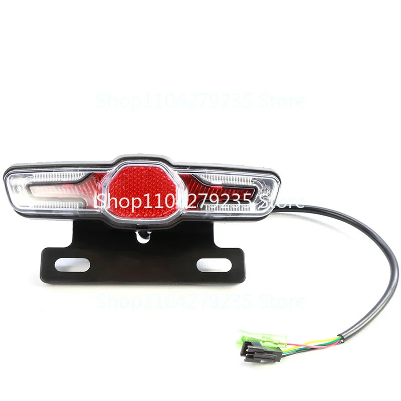 Ebike Brake Rear Light 36-60V Taillight With Turn Signal  Rack Lamp LED Electric Bicycle    Accessories