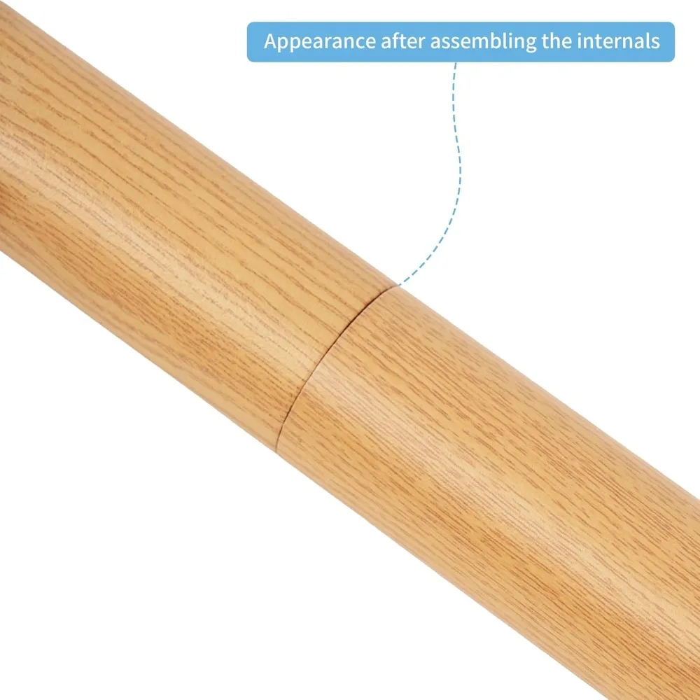 مجموعة درابزين ألومنيوم حديثة بطول 6 أقدام - متوافقة مع ADA، درابزين سلالم داخلي وخارجي، قضيب إمساك بقطر 1.4 بوصة، مثبت على الحائط