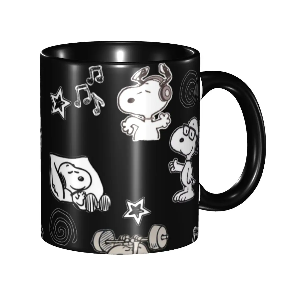 

Snoopys Sleep Kawaii Dogs Мультяшная собака Кофейные кружки Веселая чашка для дома