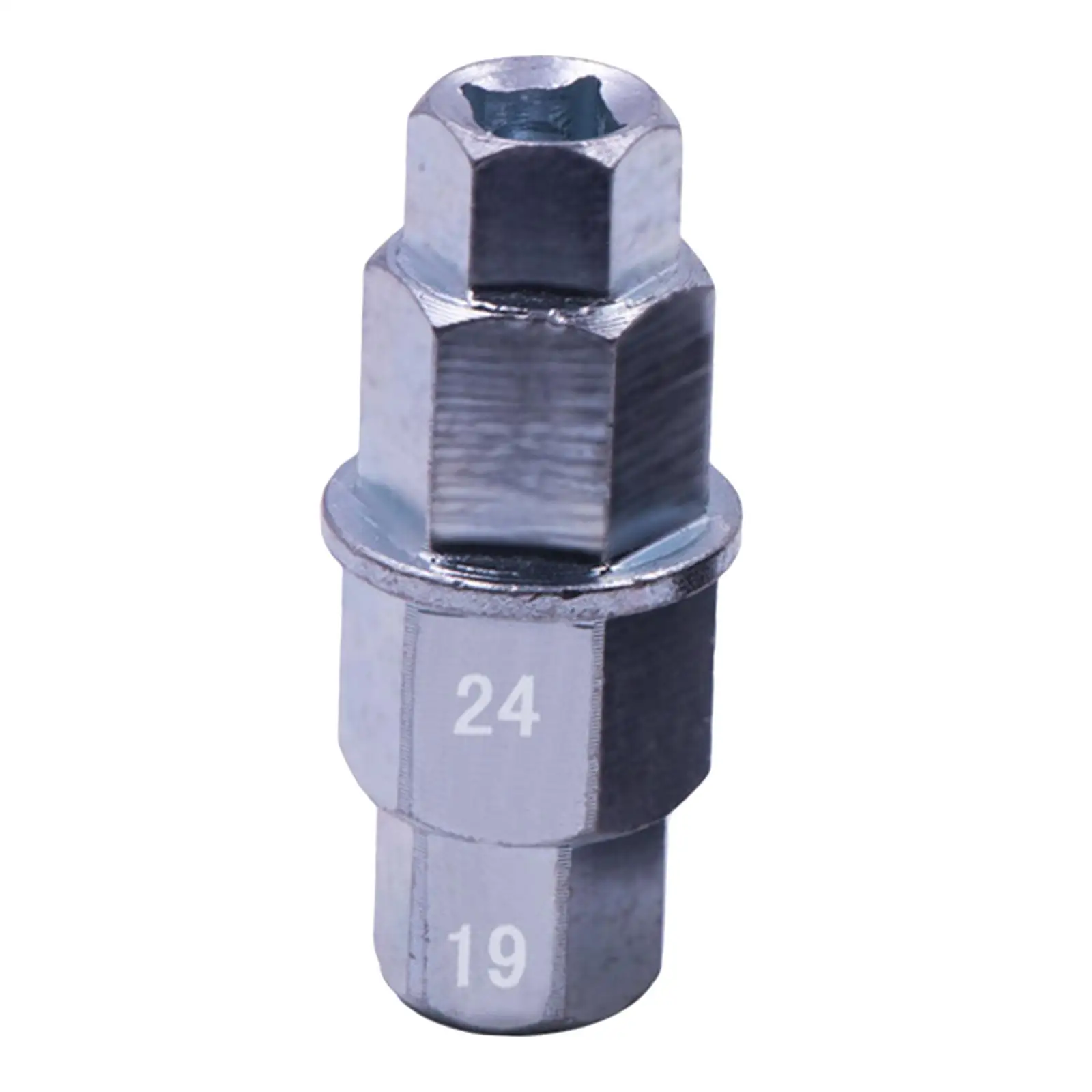 Hex Axle Adapter Metal Motorcycle Spindle Wrench 17mm 19mm 22mm 24mm Axle Removal Tool for Motorbike Repair