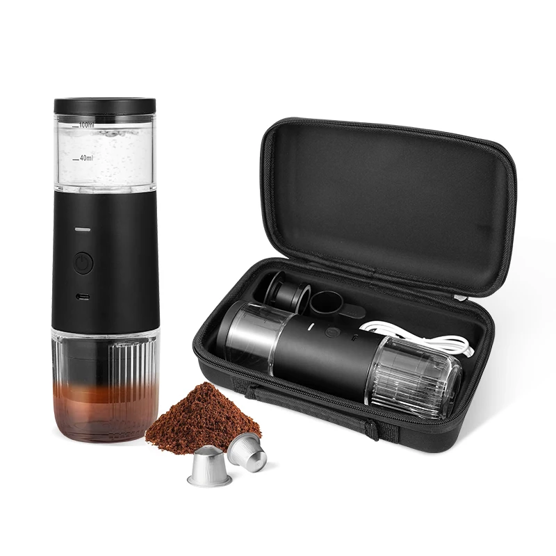 

Easy For Taking Out Whole New Design Outdoor Portable Espresso Coffee Maker Pod Mini Machine With Bag