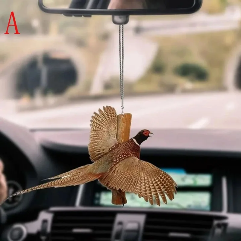 Car Pendant Practical Interior Ornament Hanging Mini Puppy Shape Hanging Toy Gift Car Decoration Accessories Gadget Lucky Animal