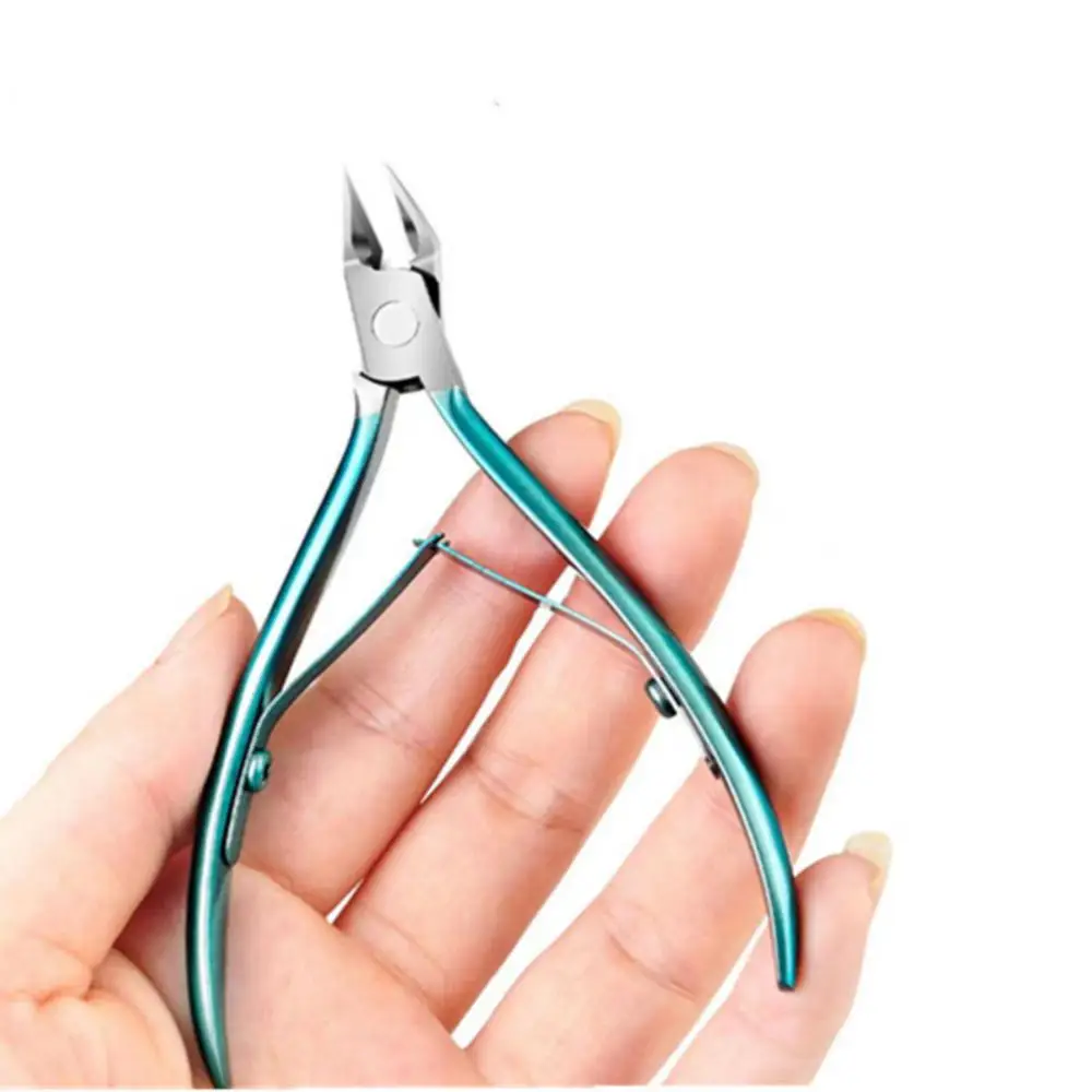 Nail Cutter Cuticle Nippers Profesional Ingrown Toenail Scissors Dead Skin Removal Stainless Steel Nail Clipper Pedicure Tool