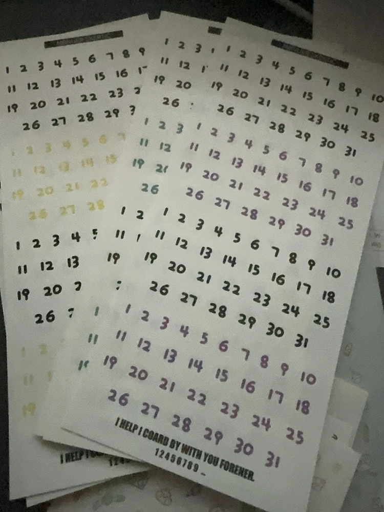 

Cute Cartoon Little Pattern Deco Sticker Hand Account Star Card Photo Album Planner Scrapbook Notebook Diary Decorative Stickers