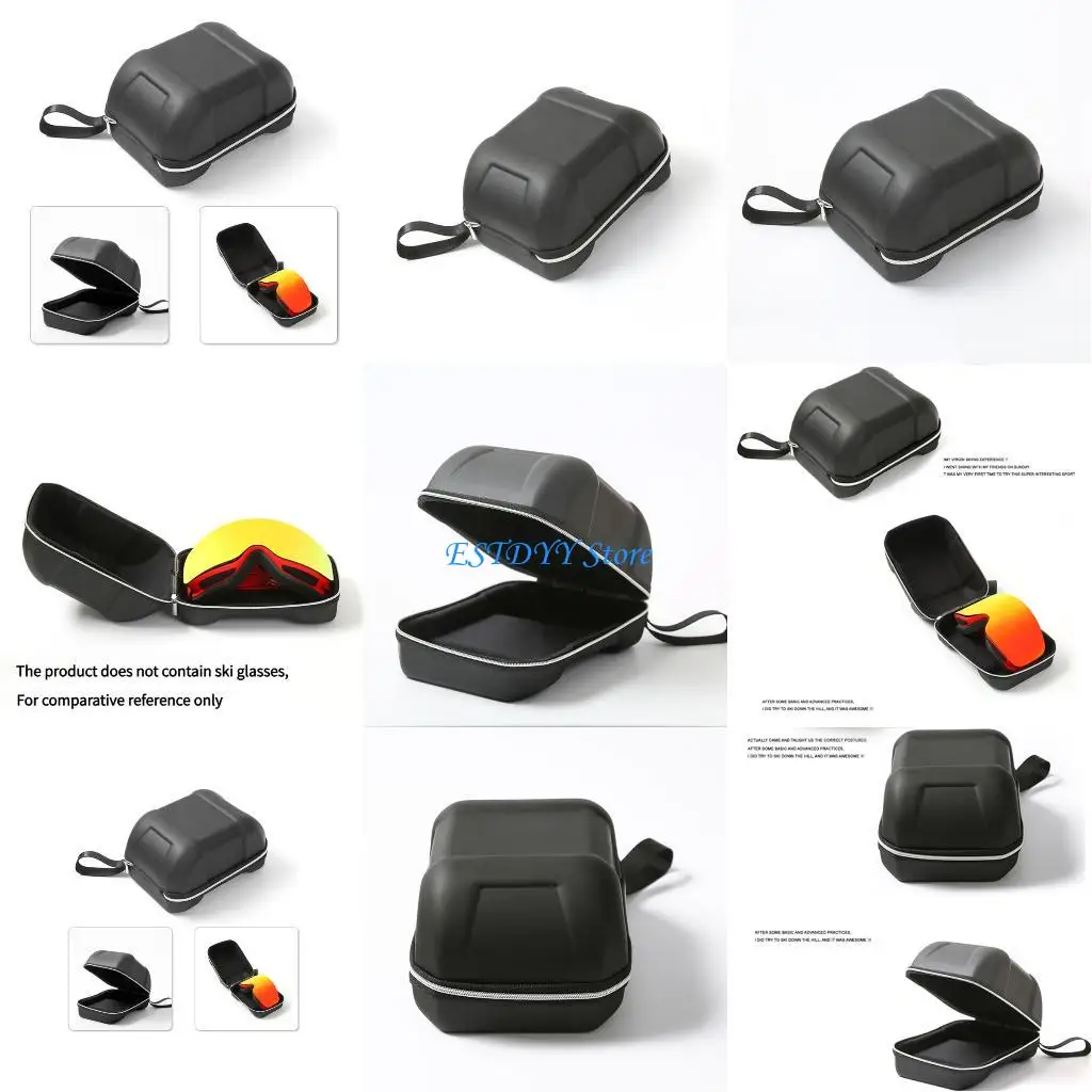 

G6DE органайзер для лыжных очков, амортизирующий водонепроницаемый чехол для снежных очков, сумка для хранения с мягкой