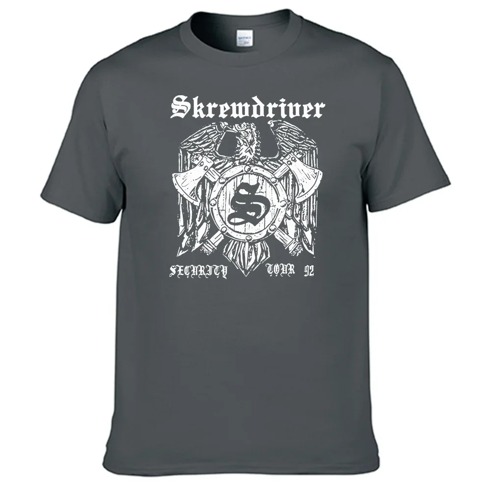 Camiseta de banda de Skrewdrivers Unisex, 100% algodón, productos de calidad de marca, venta superior, N010