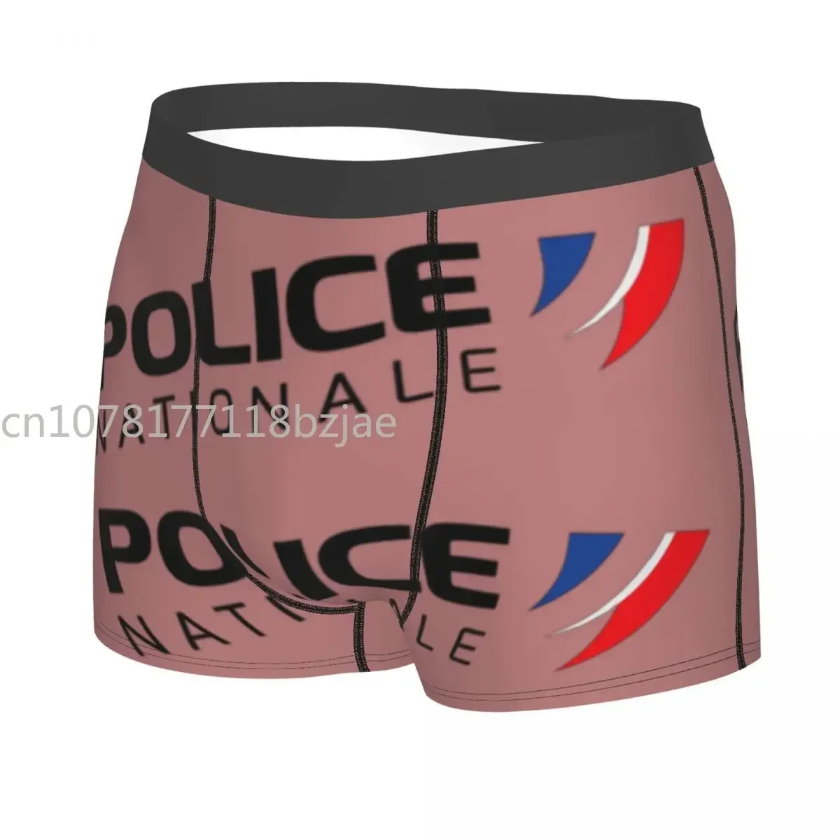 French National Police Men Boxer Briefs Underpants Highly Breathable High Quality Gift Idea