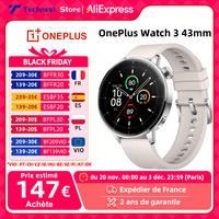 Global Version OnePlus Watch 3 43mm Smartwatch 1.37 inches AMOLED Display Snapdragon W5 Gen 1 Up to 60h Battery life