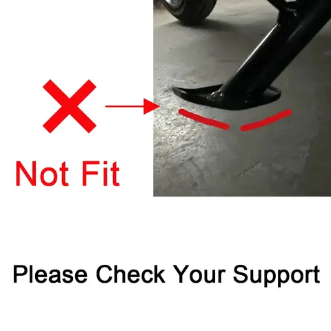 För Honda NC750X NC 750X NC750 X NC 750 X 2014-2023 2024 2025 CNC Motorcykel Kickstand Sidostöd Förlängningsplatta Förstoringsplatta 10 best sales Honda NC 750 x 2021 - №9