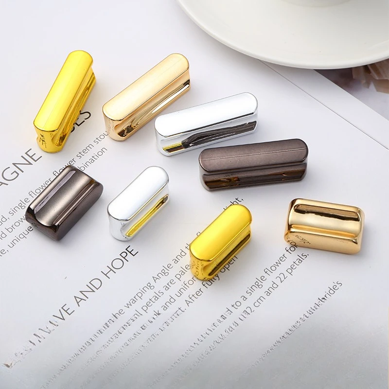 One-line gold handle plastic wardrobe door handle drawer round head hardware accessories cabinet handles