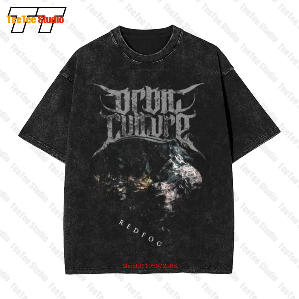 New Dtg Dtf Vintage Oversized T-Shirt Orbit Culture Redfog Size WLXD