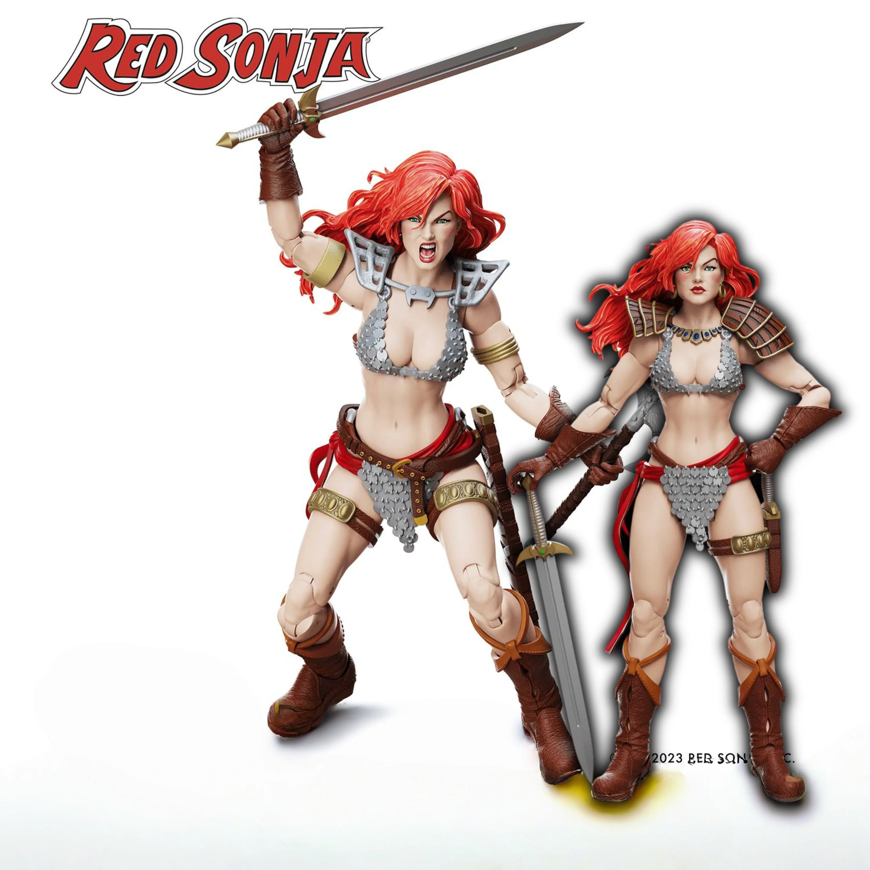 

In Stock Genuine BFS Boss Fight 1/12 Scale Red Sonia Epic Luxury Edition Female Warrior Full Set 6inch Action Figures Doll Gift