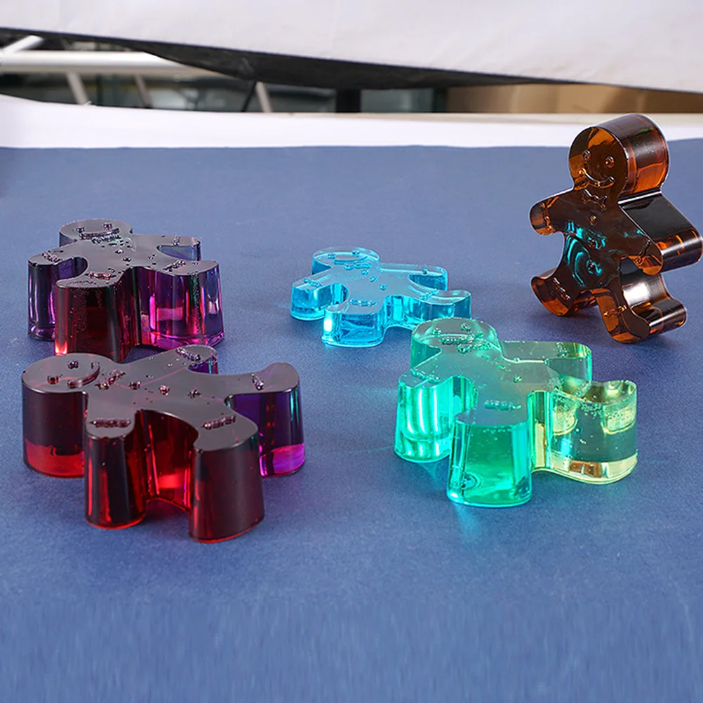 

Silicone Diy Accessory Mold For Diy Crystal Epoxy Art Craft Jewelry Making Handicraft Snowman Shaped Molding Tool