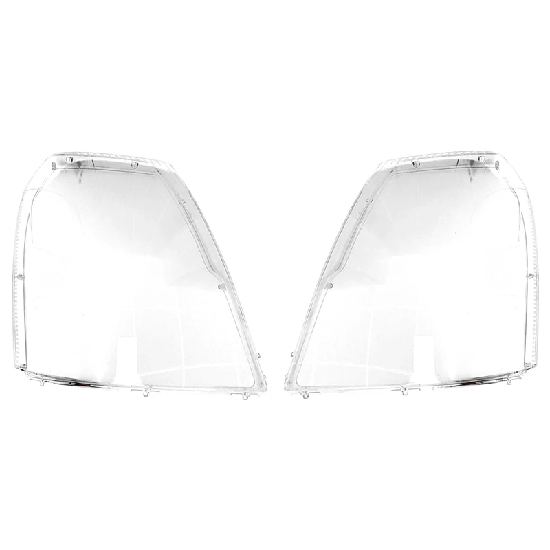 Car Headlight Cover Head Light Shade Transparent Lampshade Lamp Shell Dust Cover For Cadillac Escalade 2006-2013