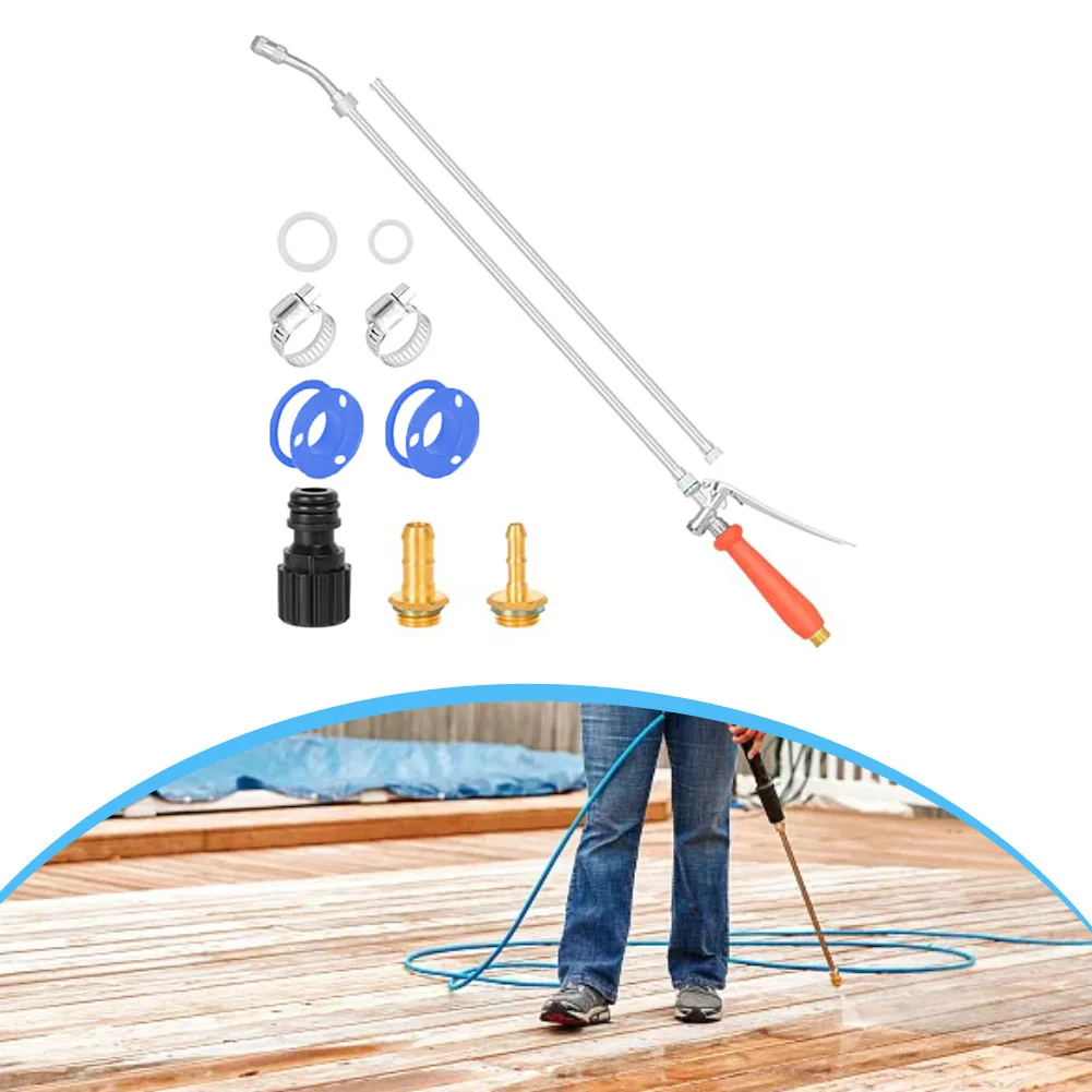 

29 inch 44 inch Garden Sprayer Wand with Adjustable Length and Quick Connectors Compatible with Multiple Hose Sizes and Types