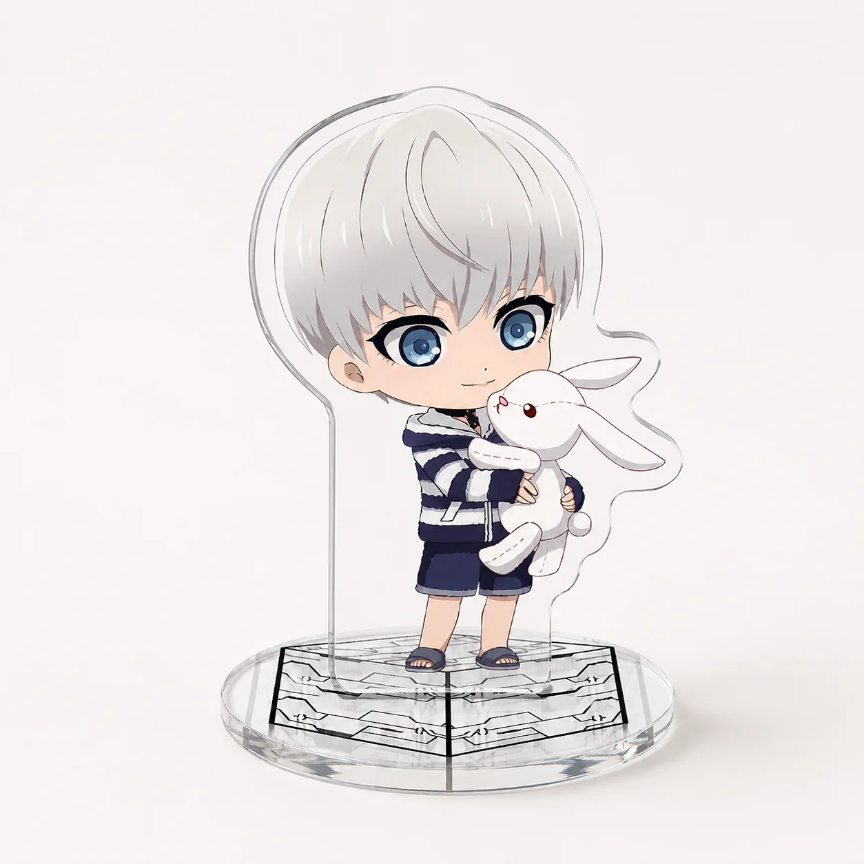 Nier Automata Chibi Acrylic Stand Model Plate Set Game Character Desktop Collectible Ornament Tabletop Display Gift Keychain