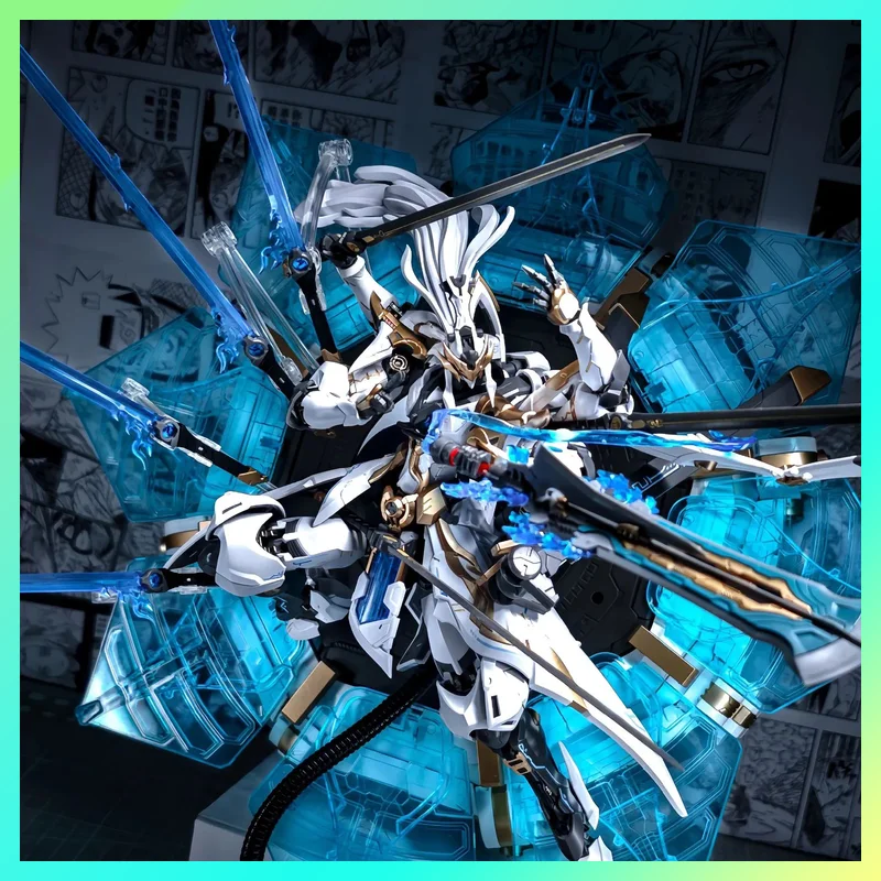 【NA STANIE】SUNDAY HOBBY X MJZ XIAOYAOZI Mechaniczny Model Dyni z Platformą Lotosu, Ekskluzywny bonusowy model do samodzielnego montażu z kolekcjonerskim robotem