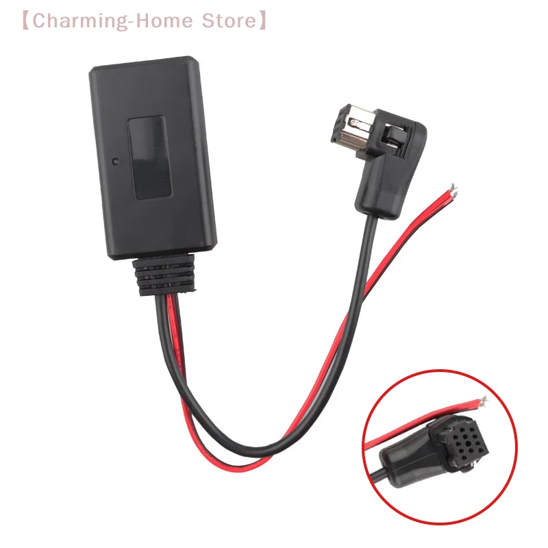 【M】Bluetooth 5.0 Audio Aux-in Cable Adapter Car Bluetooth Audio Receiver For PIONEER Radio IP-BUS 12Pin Aux Receiver Adapter