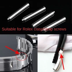 Watch strap screw for Rolex Green Black Water Ghost Oyster style Constant Motion Submariner Link Rod Shaft Watch Buckle Screw