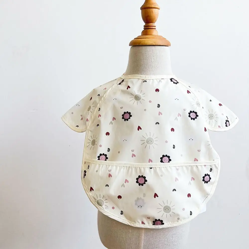 

Animal Pattern Baby Feeding Bib Anti-dirty Waterproof Baby Drooling Bibs Comfortable Sleeveless Saliva Towel Burp Apron
