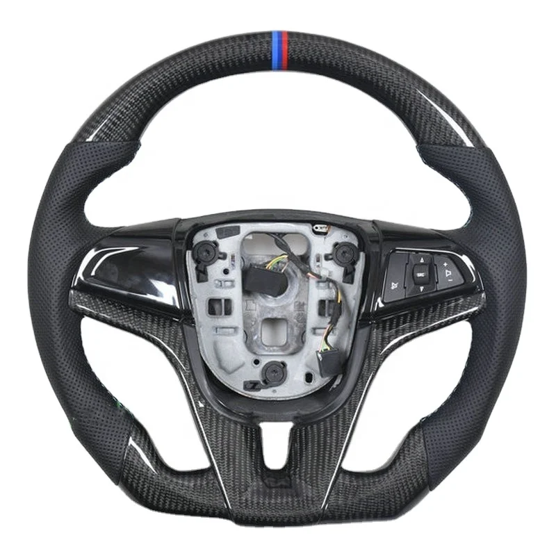 100% Real Carbon Fiber Steering Wheel For Chevrolet Cruze Hatchback Sedan Malibu