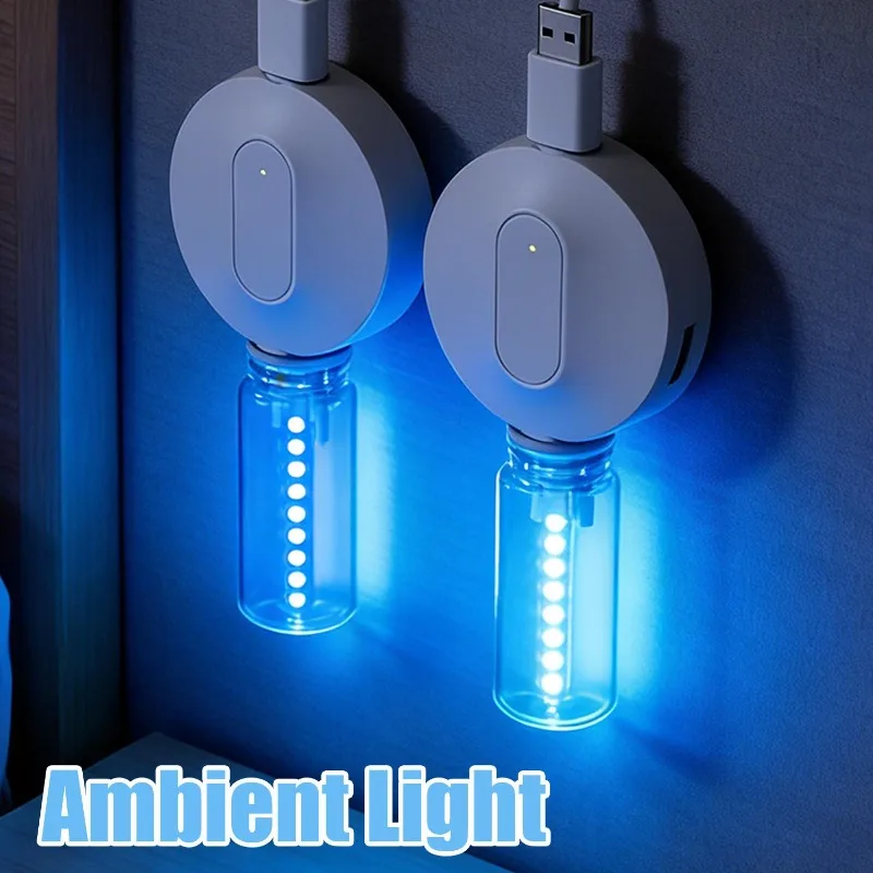 Car Camping Home Room Decor Atmosphere Light USB Touch Control LED Night Light Bulb Incandescent Lamp LED Filament Light Bulb
