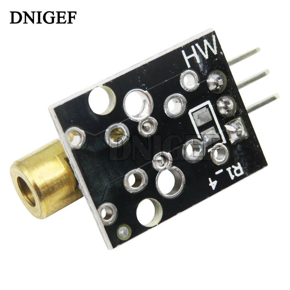 10PCS KY-008 650nm Laser Sensor Module 6mm 5V 5MW Red Laser Dot Diode Copper Head for Arduino