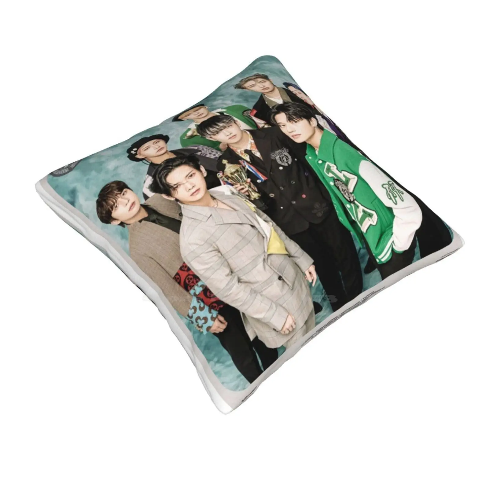 Ateez 'The Real' Fashion Sofa Throw Pillow Cover Pillowcase Fever _ Epilogue ? ? ? ? ? ? ? ? Ateez Fever Epilogue Ateez