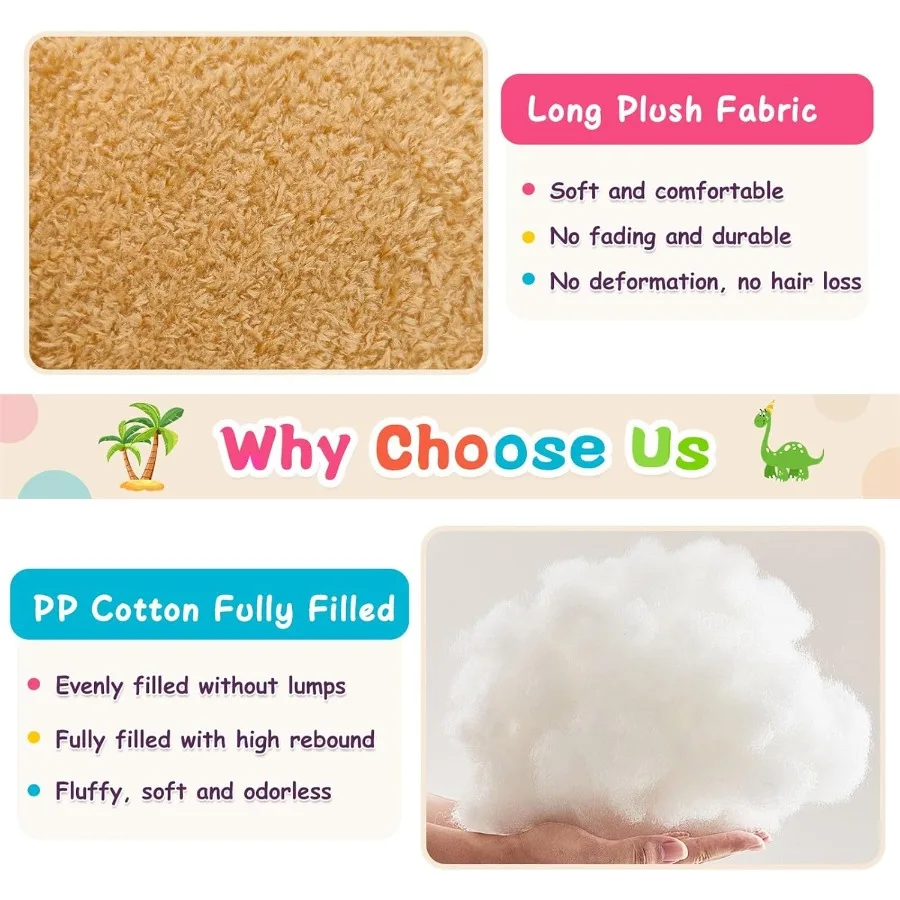 Dino-Huhn-Plüschnuggets-Kissen für lustige Geburtstagsgeschenke, süßes, lustiges Stofftier-Spielzeug für Jungen und Mädchen, Dinosaurier-Geschenke für Te