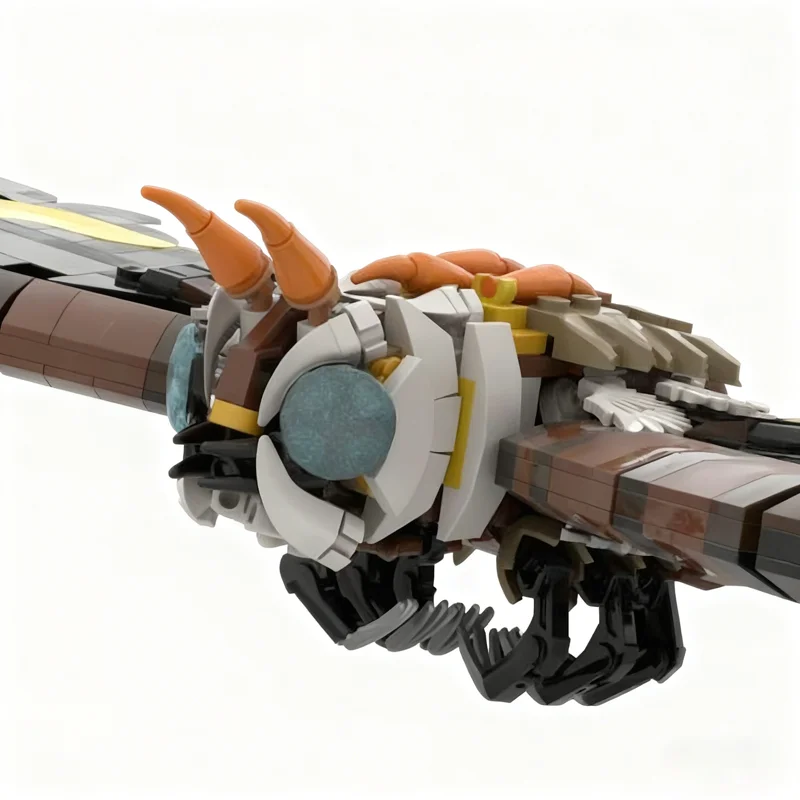 1445 قطعة MOC Mothra Queen الوحوش نموذج اللبنات ألعاب البناء الإبداعية لتقوم بها بنفسك التعليم هدية الكريسماس فكرة