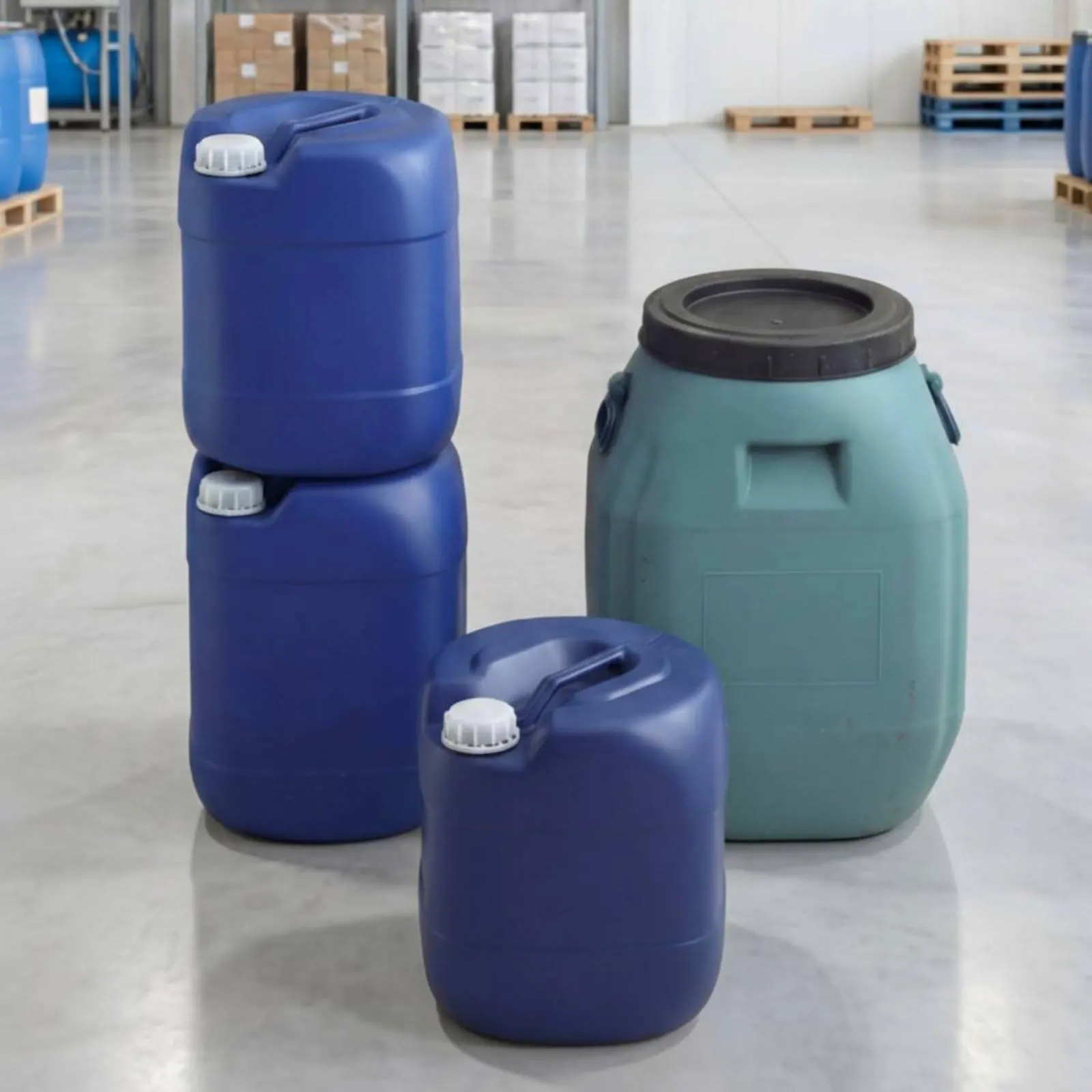 

Большая емкость для химикатов, легко переносимая пластиковая канистра с ручкой, штабелируемый контейнер для воды, прочный бак для хранения воды