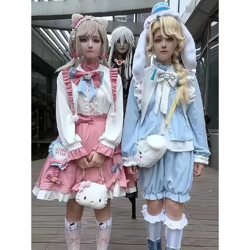 أنيمي لعبة الهوية الخامس تأثيري حلي إيما وودز لوليتا فستان جوزيف ديسولنييه بستاني الملابس شعر مستعار حفلة الهالوين ل Wo @ 0Z *