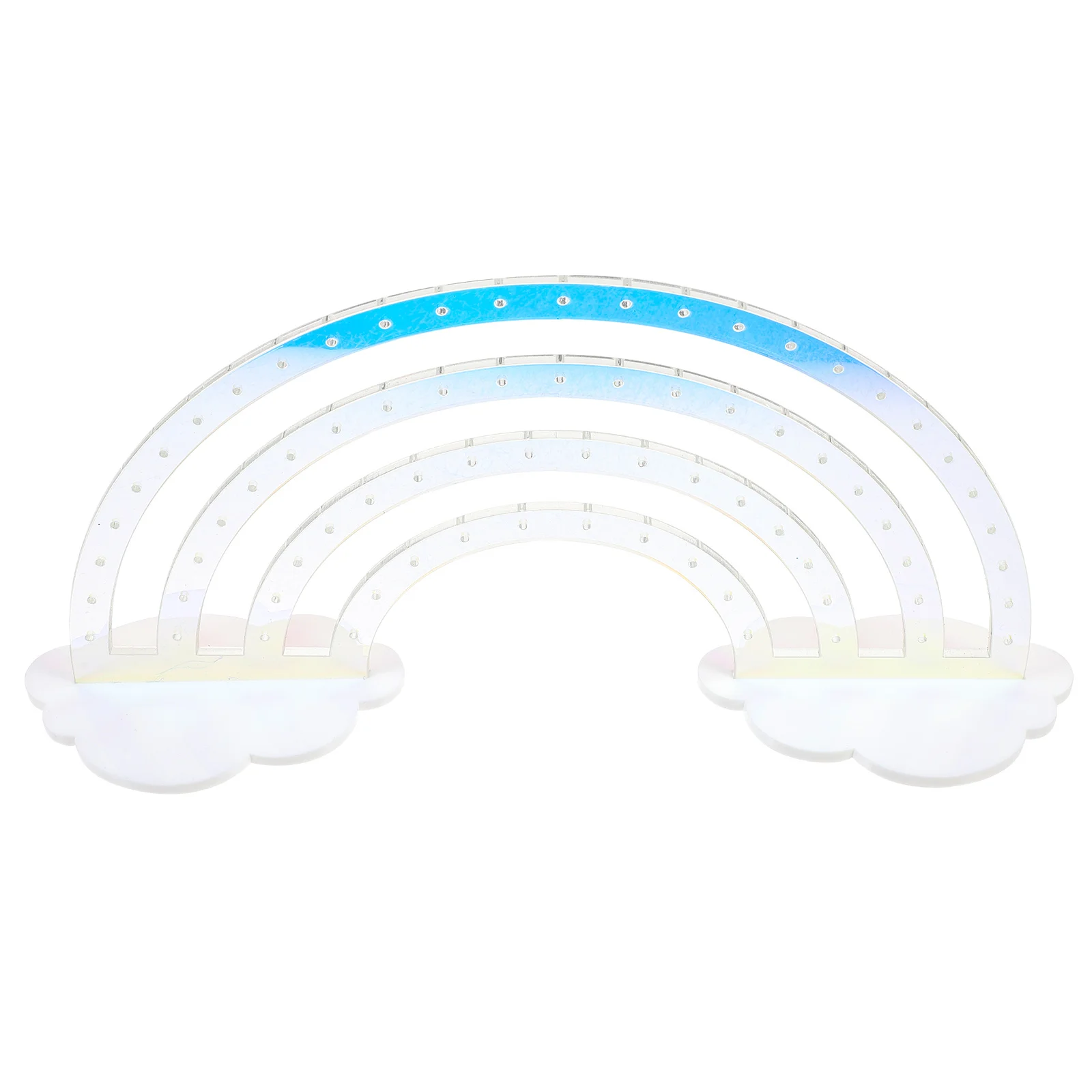 

Rainbow Cloud Display Rack Compact Jewelry Organizer Stand For Desktop Storage Earring Holder Jewelry Rack Earring Display Stand