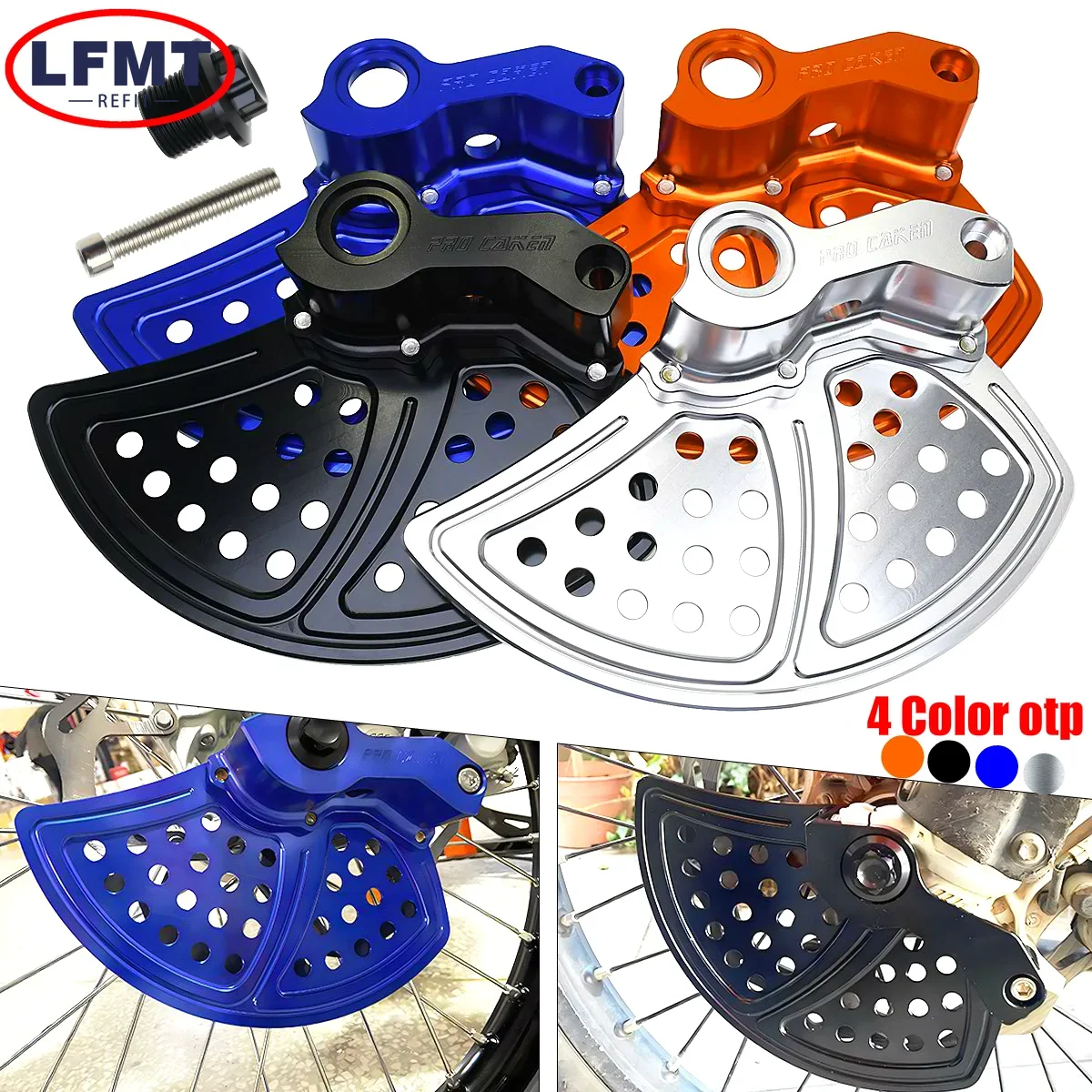 

Motorcycle CNC Front Brake Disc Guard Protector Cover For KTM SXF XC-F EXC-F XCF-W Six Days TPI For Husqvarna FE TC TE TX FC FX