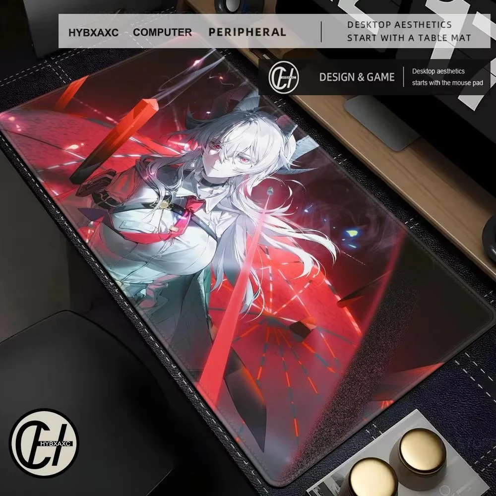 Mauspad Anime Mädchen Zani Kawaii Mousepad Büro PC Wuthering Waves HD Print Tastatur Pad Laptop Gaming Zubehör Desktop Matte