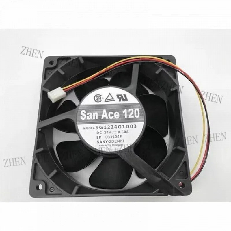 Y for 9G1224G1D03 12038 DC24V 0.50A 12CM 3-Pin Inverter Cooling Fan