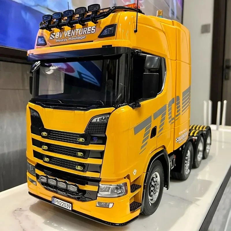 

Модель тяжелого прицепа Tamiya 770S 1/14 Φ 8X4 модель RTR со встроенной звуковой системой для мальчиков модель автомобиля с дистанционным управлением игрушка подарок
