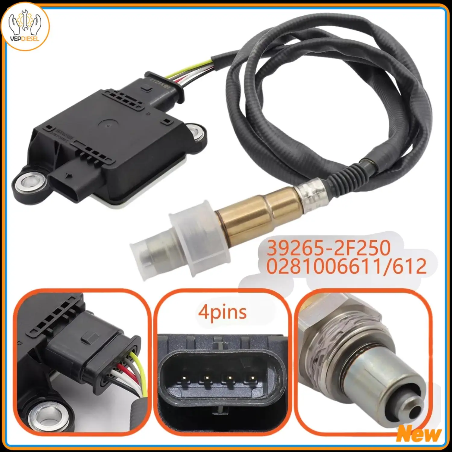 

1pc 392652F250 Particulate Matter Sensor For Hyundai Tucson Kia Sportage