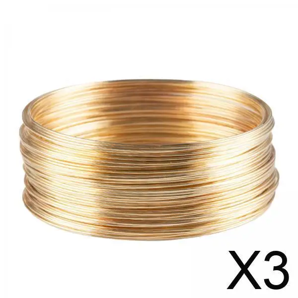 

Jewelry Making Wire 50pcs Metal Memory Wire Loops Bead Craft Accessories for Bracelets Necklace DIY Projects