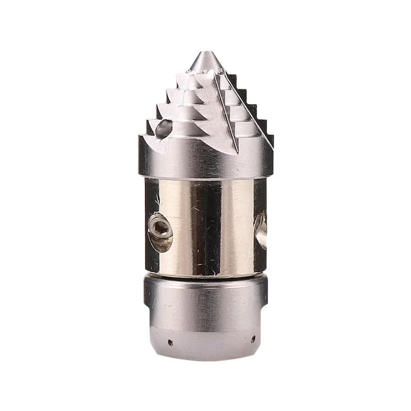 

3/8 Mini 150KG Rotary Nozzle Small Flow 15-30L/min High-pressure Water Mouse Sewer Drain Tube Cleaning Nozzle