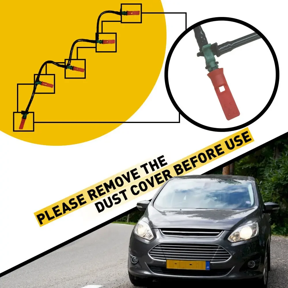 For Ford Galaxy Focus Mondeo C-Max S-Max Kuga 2.0 TDCI Fuel Injection Leakage Overflow Hose Automotive Fuel Line Part