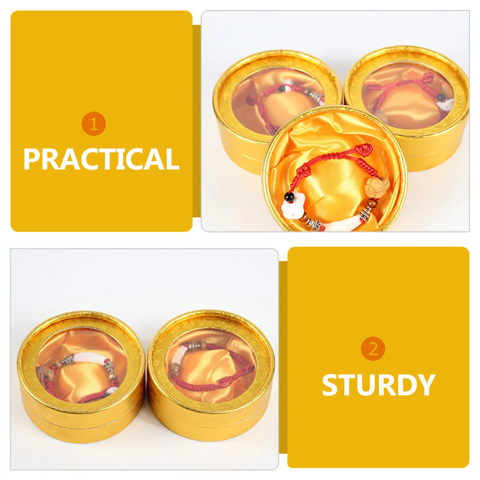 

Набор из 6 компактных мини-органайзеров для украшений: футляры для браслетов, серег и ожерелий, дорожный кейс для хранения ювелирных изделий