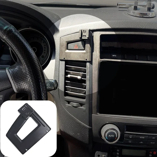 Imagen 2 del producto Soporte de teléfono de coche para Mitsubishi Pajero 2011 2012 2013 2014-2022 soportes de teléfono móvil carga inalámbrica de coche Base fija especial