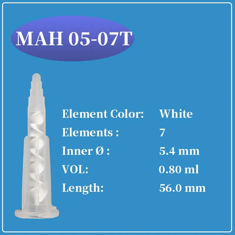 

SULZER MIXPAC Смеситель MAH 05-07T двухкомпонентный статический миксер 100шт.