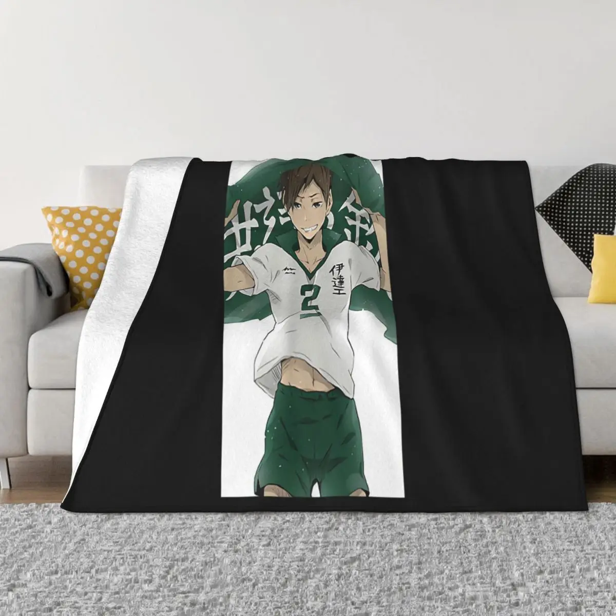 Haikyuu Futakuchi Kenji Gefertigte Bedruckte S Aus 100 Baumwolle Hipster Interested Pictures Casual Throw Blanket