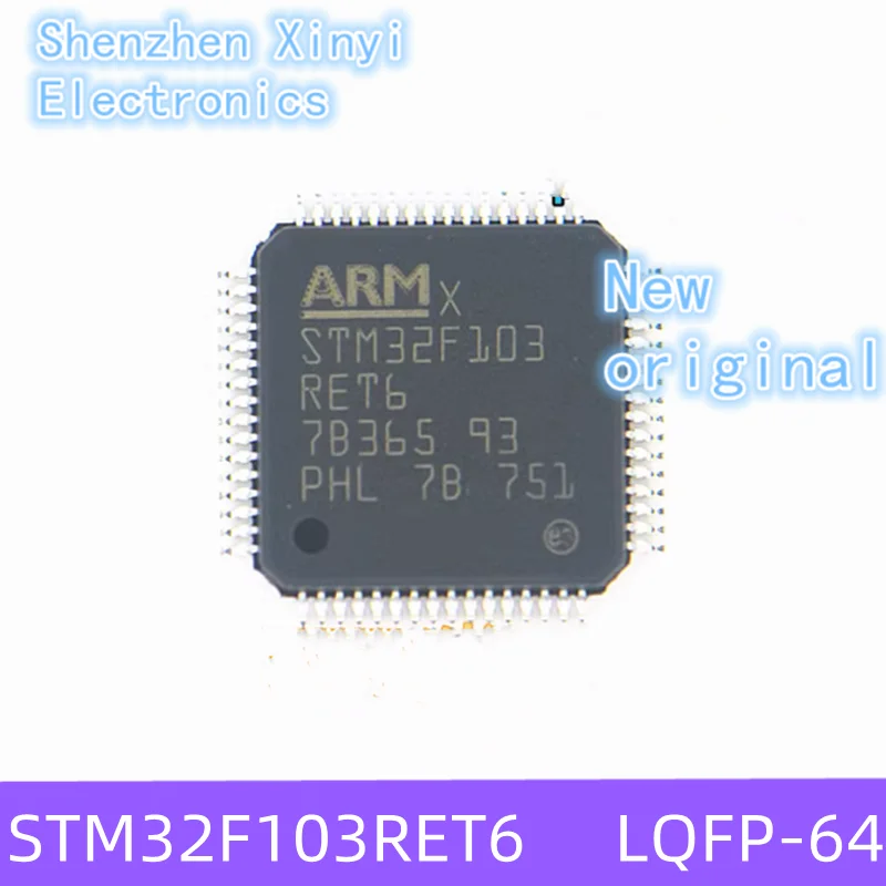 Brand New Original 32F103RET6 STM32F103RET6 STM32F103RE LQFP-64 ARM Cortex-M3 32-bit microcontroller MCU